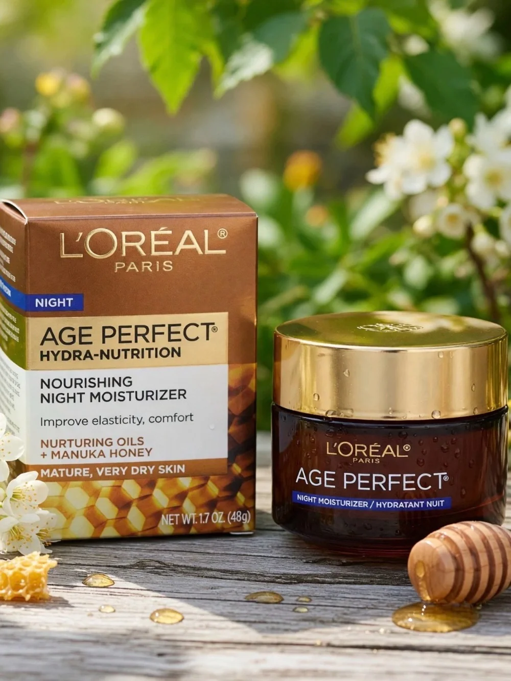 L’Oreal Age Perfect Hydra-Nutrition Nourishing Night Moisturizer-New